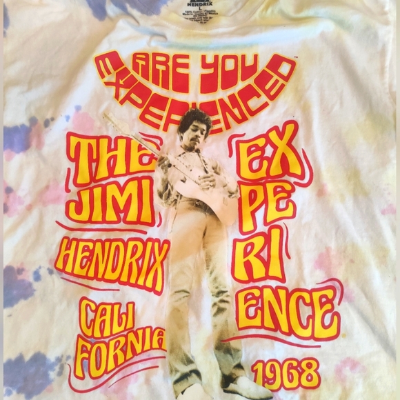 Jimi Hendrix Tie Dye T-Shirt - Picture 2 of 2